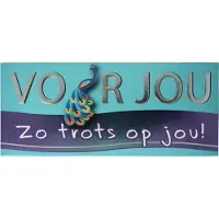Voor Jou! Wensreep Chocolade – Fairtrade Belgische Melkchocolade 70g – Cadeau met Tekst Zo trots op jou