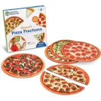 Learning Resources Magnetic Pizza Fractions - 6+