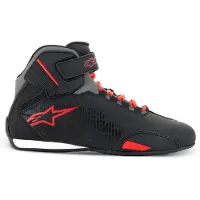 Alpinestars Sektor, schoenen ,Zwart/Lichtrood ,10.5 US