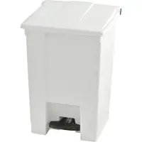 Rubbermaid - Step-On Classic container 45 liter - Polyethylene - wit