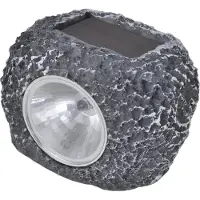 vidaXL Outdoor Spotlight solar LED 12 st steenvormig