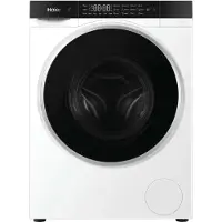 Haier HWD50-BP12307U1, Voorlader, Vrijstaand, Wit, Links, Zwart, Zwart