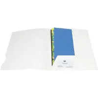 Exacompta Pak van 20 presentatiemappen CHROMOLUX glanzend karton 250g - A4 - Wit - 635017E