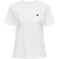 JDY Shirt 'JDYPISA' rood / wit
