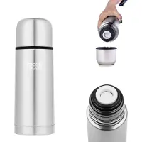 Teesa - Thermosfles - 350 ml - Roestvrij staal - Elegante Opdruk