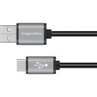 Krüger&Matz USB-C Kabel 1,8m KM1240 - Snel Laden & Data