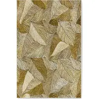 Home Collection Vloerkleed Teppich Eugene Rechthoekig - Goud/Zwart 160