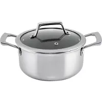 Haws Santo hybride coating pan met deksel 2,2 L Roestvrij staal