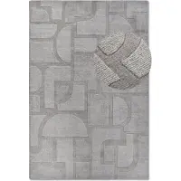 Villeroy & Boch Wollen Vloerkleed Alexis - Grijs 80 x 150 cm