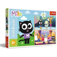 Trefl Milo Serie - Maxi Legpuzzel - 24 Stukjes - Avonturen van Kleine Kat Milo
