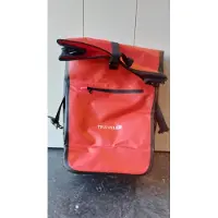 Traveler waterdichte bisonyl enkele fietstas - rood - 31 liter