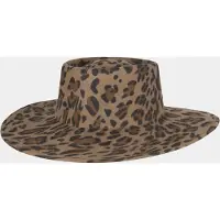 Hatland Claire - Wollen dameshoed - Luipaard - Assorti - S