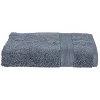 Atmosphera Badhanddoek Towelmaster - donkergrijs - luxe - 70 x 130 cm - katoen - 450 grams - badkamer handdoek