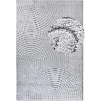 Elle Decoration Japandi Vloerkleed - Lichtgrijs 200 x 280 cm