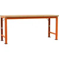 Manuflex TP6034.2001 Werkbank basismodule Rood-oranje (RAL 2001)