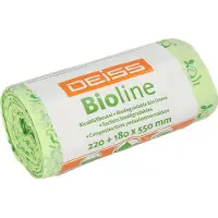 Deiss Bioline Vuilniszakken 10 l Groen 20 Stuks