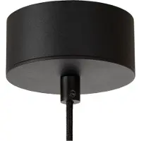 Lucide Kenneth Hanglamp Black | 1x22W 2700K