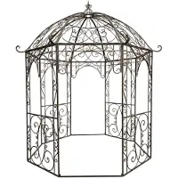 CLP Leila Tuinpaviljoen - Rozenpaviljoen Jugendstil - Klimrek voor Rozen & Planten - bronzen