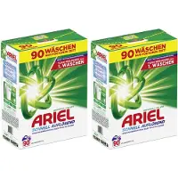 Ariel 2x regulier waspoeder 2x 4,95 kg - 180 wasbeurten met vlek weg power universeel waspoeder snel oplossend ideaal voor koud wassen