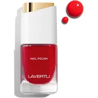 Lavertu Nagellak Nature – 35 Delbard Orange - Langhoudende Vegan Oranje Nagellak met Natuurlijke Glans – Sneldrogend & Verzorgend – 10 ml