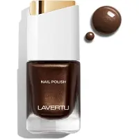 Lavertu Nagellak Unique – 15 Maxima Brown - Langhoudende Vegan Nagellak met Glanzende Finish – Sneldrogend & Verzorgend – 10 ml