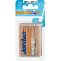 Jordan 3x Tandenstokers Double Ended Extra Thin 105 stuks