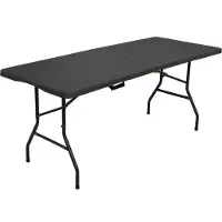 Nils Camp NC1618 Serie - Campingtafel - 180 cm - Antraciet - Opvouwbaar