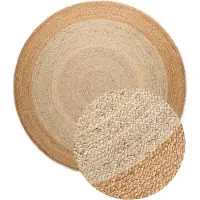 Home Collection Jute Vloerkleed Looma Rond - Naturel ø 120 cm