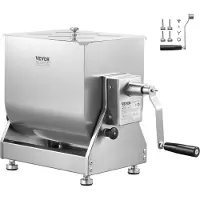 Vevor Handmatige vleesmenger 10 L vleesverwerker met kantelbak (maximaal 6,8 kg vlees mengen)