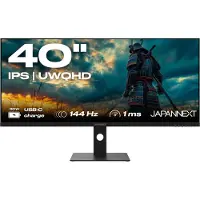 Japannext Gaming Monitor 40" IPS UWQHD (3440x1440) 144hz 1ms | JN-IPS401UWQHD144-C90W