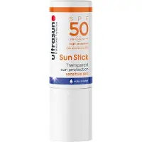Ultrasun Sun Stick SPF 50 Transparante zonnebrandcrème voor de gevoelige huid 9 g Stiften