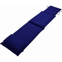 Teako Design Gartenliege Auflage 190cm x 47cm für Liegestuhl Imperia TL-3007 Blau