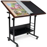 Sonstiges Becko Puzzeltabel met deksel en wielen - Verstelbare hoogte en kantelhoek - Geschikt voor tot 1500 puzzelstukjes