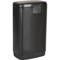 Beliani ECOCOLLECT - Prullenbak - Zwart - 30 l - IJzer
