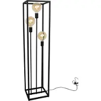 Light11 HOME Moderne staande lamp van zwart metaal