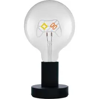 Osram 1906 Letter LED tafellamp controller belettering, neon, 1,2W, E27, zwart, koel wit, textielkabel
