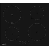 Daewoo BH6ITF37BNM - Inductiekookplaat - 4 branders - 60 cm - Zwart