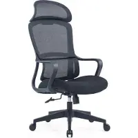 Viking Hera Bureaustoel Basismechanisme Vaste armleuning In hoogte verstelbare zitting Zwart 110 kg CH-519A 600 x 645 x 1.280 mm