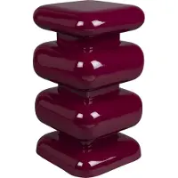 Dutchbone Bijzettafel Stubby Stool Red