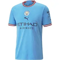 Puma Manchester City FC Thuis 22/23 Replica Jersey Heren, Blauw/Rood, Maat S