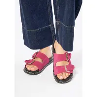 WITTCHEN Dames Roze Suède Leren Slippers