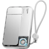 Sharge ICEMAG 3 Powerbank Qi2.2 10000mAh- 35W - MagSafe Compatible - Draadloos Opladen - Magnetisch - Actieve koeling - Wit