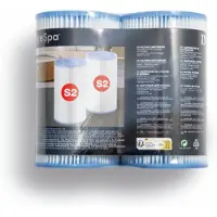 Intex 29012 Filterpatroon, type S2, voor PureSPA whirlpool, 2 stuks, waterfilter