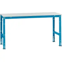 Manuflex basistafel UNIVERSAL Standaard, tafelblad kunststof, 1750 x 800, lichtblauw