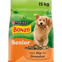Bonzo Senior met kip en groenten - voor honden vanaf 7 jaar - 15 kg