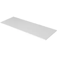 Bogart Nicole badkamerwerkblad 120 cm – Duurzaam MDF, mat wit | Kleur: Mat wit | Maat: 120x45,5x1,8 cm