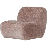 Woood Nomu Fauteuil Craquelé - Velvet - Lichtroze - 74x76x92