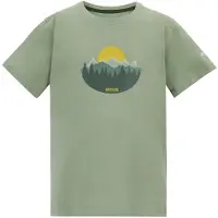 Regatta - Kid's Bosley - T-shirt 7-8 Years, olijfgroen