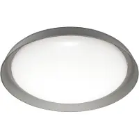 Ledvance Smarte LED wand- en plafondlamp voor binnen, met WiFi-technologie, verstelbare lichtkleur (3000K-6500K), grijs, 430mm, compatibel met Google en Alexa spraakbesturing, SMART+ WIFI ORBIS PLATE