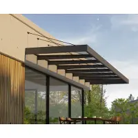 Canopia Palram | - Deur En Veranda Luifel Sophia Xl - Grijs - 750x140cm